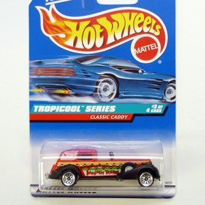 Hot Wheels Classic Caddy #695 Tropicool Series 3 of 4 Red Die-Cast Car 1998